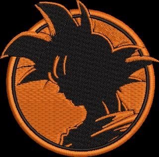 Orange embroidered logo